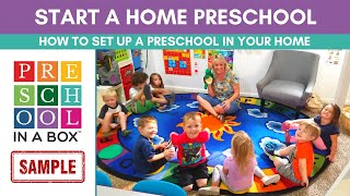 CLASSROOM TOUR How to Set Up a Preschool In Your Home [upl. by Hanfurd]