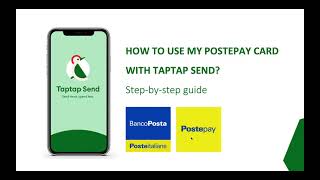 How to use my Postepay card with Taptap Send TwiEnglish [upl. by Stevie330]