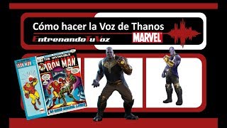 Cómo hacer la Voz de THANOS 💪🎥 [upl. by Hachman]