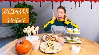 Halloween Snacks  schnell amp einfach [upl. by Ecnaret]