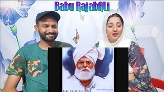 Kavishri Babu Rajab Ali  Full Length  Pakistani Reaction [upl. by Tips14]