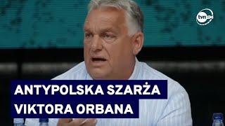 Węgierski premier ostro atakuje rząd w Warszawie Uderza również w całą Unię Europejską TVN24 [upl. by Peper]