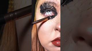 Messy grunge makeup tutorial🖤🪩✨ artmakeup grungemakeup makeuptutorial [upl. by Helman]