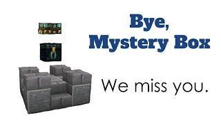 Bye Mystery Box We miss you Hypixel [upl. by Lenahc]