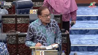 Penggulungan penuh Menteri Kewangan Anwar Ibrahim dalam perbahasan Belanjawan 2024 Peringkat Dasar [upl. by Ringe27]