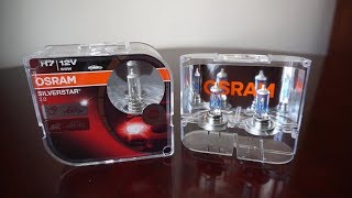 OSRAM Silverstar 20 vs Night Breaker Unlimited [upl. by Egdirdle]