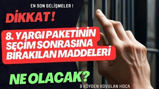 8 YARGI PAKETİ DİSİPLİN AFFI EHLİYET AFFI ADLİ SİCİL AFFI UZLAŞTIRMA ÇEK YASASI 44 ÇİFT MÜKERRER [upl. by Mathre]