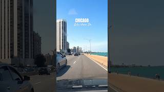 Lake shore drive Chicago summer drivingvideo driving Illinois usashorts [upl. by Tally332]