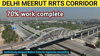 RRTS CORRIDOR MEERUT CONSTRUCTION UPDATE  NAMO BHARAT TRAIN NEW UPDATE  NCRTC [upl. by Sivert332]