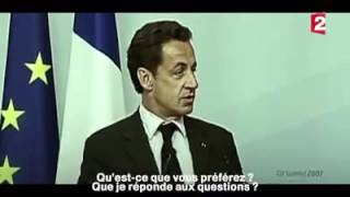 Vladimir Poutine humilie Nicolas Sarkozy quotJe vais técraserquot [upl. by Ennoira]