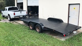 Refurbishing My 18ft Steel Deck Car Trailer [upl. by Townsend739]