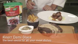 Knorr Demi Glace Sauce  Unilever Food Solutions Arabia [upl. by Cralg]