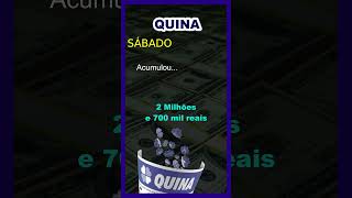 Ganhadores da QUINA 3108 SÁBADO [upl. by Llerref]