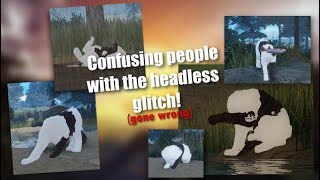 Confusingtrolling people with the headless glitch in WCUE gone wrong [upl. by Ecyar]