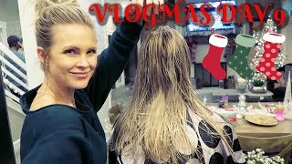 HEYKAYLI DOES OUR HAIR Vlogmas Day 9 [upl. by Nemrak532]