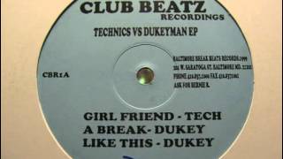 dj technics  Girlfriend technics vs dukey man baltimore club [upl. by Cleland]