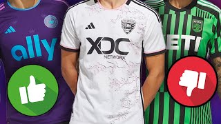 Looking at the NEW 2023 MLS JERSEYS [upl. by Matheny]