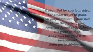 America The Beautiful Lyrics [upl. by Jewell]