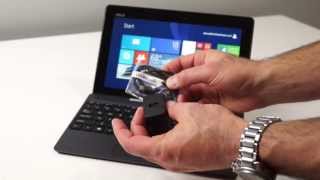 ASUS Transformer Book T100 Windows 81 Intel Bay Trail Tablet Review [upl. by Ginsberg]