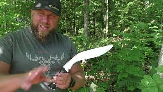 CLASSICAL MK 3 KUKRI Heritage Knives ОБЗОРОТЕСТ [upl. by Yedsnil120]