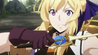 Grancrest Senki Episode 1  グランクレスト戦記 1話  Fight Scene Part 2 [upl. by Zolly]