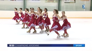 Découverte du patinage synchronisé à Reims [upl. by Macintyre]