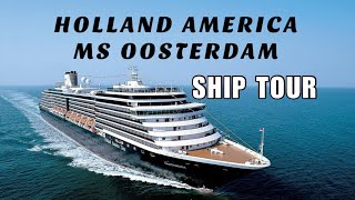 Holland America MS Oosterdam Cruise Ship Tour  Video and Photo Slideshow  Cruise Luncheon [upl. by Eemyaj]