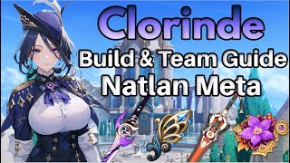 Clorinde Weapons amp Artifacts Team Comp amp Build Guide Explained New Natlan Meta  Genshin Impact 46 [upl. by Scheider]