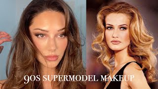 90s SuperModel Makeup [upl. by Llezo]