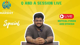 GROWW APP LIVE SESSION  STOCKS amp MUTUAL FUNDS  Q amp A WITH HARSHIT GROWWAPP STOCK INDIA MONEY [upl. by Nance]