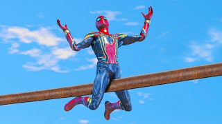 GTA 5 SPIDERMAN Ragdolls Compilation Euphoria Physcis Showcase Long Video 12 [upl. by Mazel820]