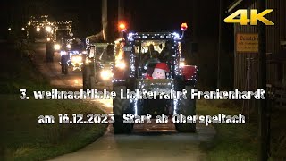 3 Lichterfahrt durch Frankenhardt 4K [upl. by Hurley381]