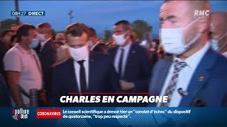 Macron quotau contactquot des français entre gestes barrières conseils et séance photos [upl. by Lindsay]