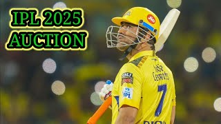 ipl auction 2025 [upl. by Gallard]