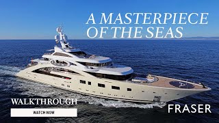 ACE 85M 279 Lurssen Yacht for sale  Superyacht walkthrough [upl. by Atteuqaj]