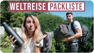 WELTREISE PACKLISTE • Update amp Tipps nach 1 Jahr Backpacking [upl. by Allis]