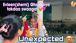 Evleensherni de ghar hoya takdaa swaagat ❤️🥺 Unexpected 😍 KaurPreet14 vlogs [upl. by Malina]