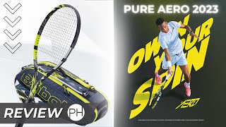 RACKET REVIEW Babolat Pure Aero 2023 [upl. by Yelhsa]