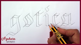 🏰 CURSO de CALIGRAFÍA GÓTICA online  LECCIÓN 7 MAYÚSCULAS [upl. by Earaj915]