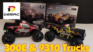 DeeRC 300e amp 9310 18th Scale Trucks Unboxing [upl. by Southworth273]