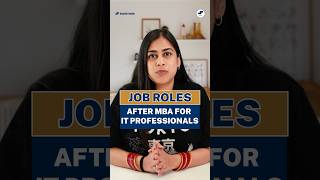 📝After MBA Jobs for IT Professionals IT  MBA Career Options Salary shorts mbajobs mba viral [upl. by Annohsal]