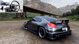 Drifting DKs Nissan 350z  Forza Horizon 5  Steering Wheel Drift Gameplay [upl. by Sandor]