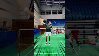 🤯🏸 Axelsen🥇  Insane Backhand Smash 💯 axelsen badmintonlovers paris2024 backhand [upl. by Netsua826]