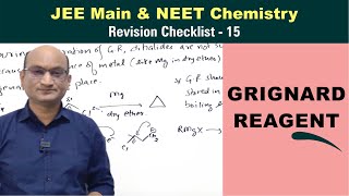 Grignard Reagent  Revision Checklist 15 for JEE amp NEET Chemistry [upl. by Cyler608]