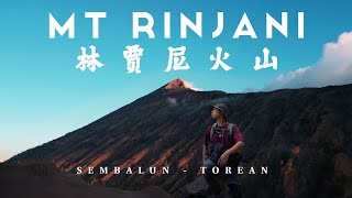 MOUNT RINJANI 林贾尼三天两夜全程详细徒步路线  3D2N Full Hike  Sembalun  Torean LOMBOKINDONESIA [upl. by Marieann509]