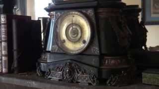 Ansonia Clock Pompeii 1895 12 OClock Chime [upl. by Yrag690]