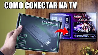 Como Conectar o Game Stick Lite 4k na TV [upl. by Llenrahs]