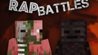 Wither skeleton vs zombie pigman rap battles ep4 [upl. by Etteniuqna413]