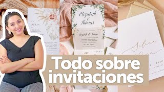 Invitaciones de la boda Todo lo que necesitas saber  Wedding Invitations  Entre Boda y Boda [upl. by Suoirtemed875]