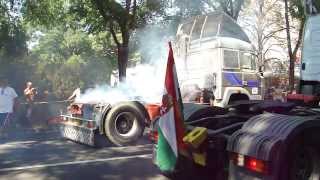 Iveco Turbostar 19038 Burnout [upl. by Zadack]